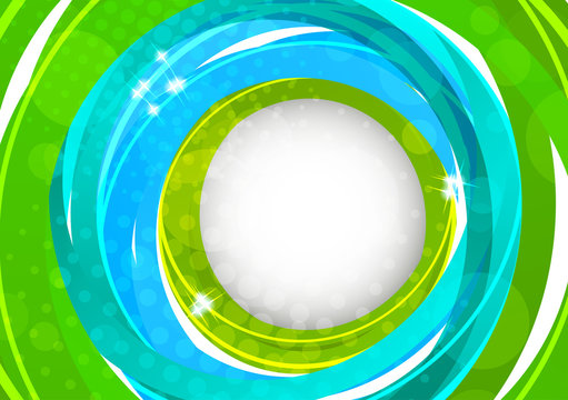 Abstract bright background with circles