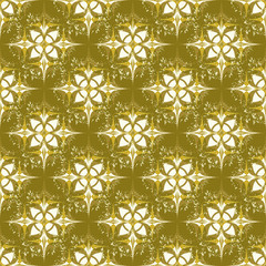 Seamless Grunge wallpaper in an old gold