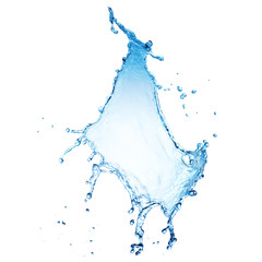 water splash isolated on white © Dmytro Smaglov