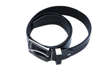 Obraz premium Man's black belt