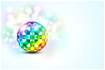 colorful 3d ball