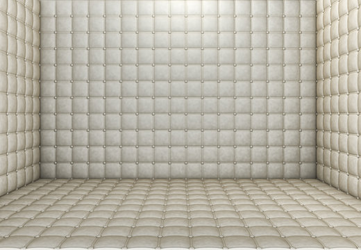 White Empty Padded Room Stock Photo - Download Image Now - Psychiatric  Hospital, Surrounding Wall, Wall - Building Feature - iStock