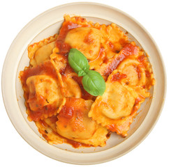 Ravioli in Tomato Sauce