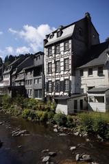 Impressionen aus der Stadt Monschau an der Rur, Nordrhein-Westfalen