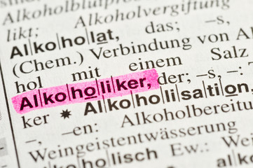 Fototapeta premium Alkoholiker
