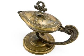 Antique oil lamp