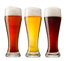 Three cold beer