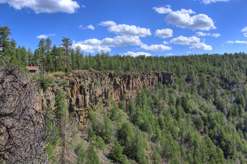 Fototapeta na wymiar Widok Oak Creek Canyon Arizona, USA