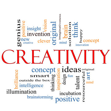 Creativity Word Cloud Concept