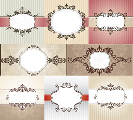 different vintage frames