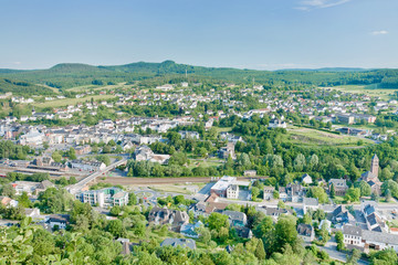 Fototapeta na wymiar climatic spa town Gerolstein, Germany