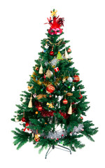 Decorated Christmas tree