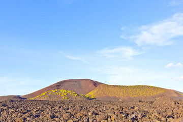 volcano in timanfaya national park in Lanzarote, Spain