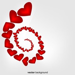 Hearts background