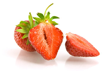 strawberry isolated on white background
