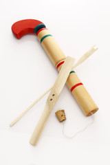 竹トンボと空気鉄砲