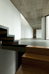 detail of staircase in interior