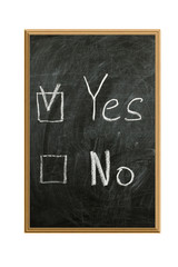 Obraz premium Check the box