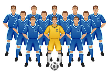 Obraz premium Soccer team