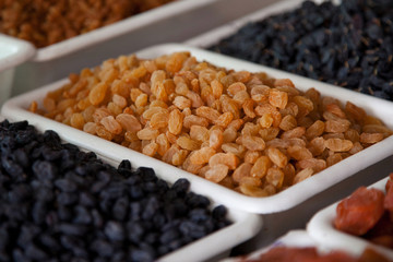 Dried fruits.