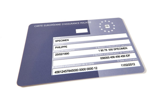 Carte Europ&eacute;enne d'assurance maladie CEAM