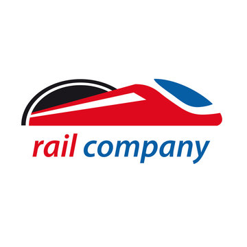 Logo railway and train # Vector