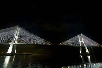 vasco da Gama bridge in Lisbon