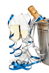 Party mit Champagner