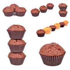 Collage	Chocolate muffin