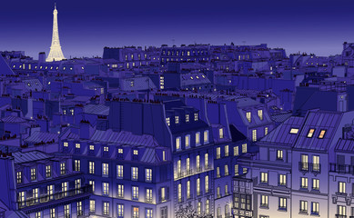 daken in Parijs