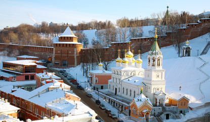 Obraz premium Church of the Nativity of St.John the Baptist Nizhny Novgorod