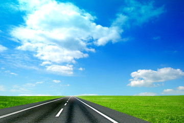 road in the countryside