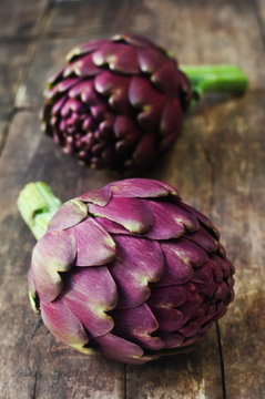 Two Artichokes