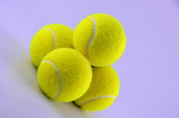 The tennis balls