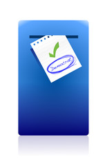 mail box and democrat vote illustration design