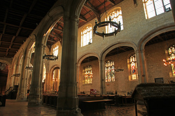 St Margaret's Church interior, King's Lynn, Norfolk, England