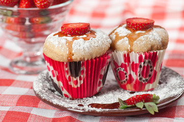 Strawberry muffins