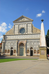 Fototapeta premium Florence, Santa Maria Novella basilica.
