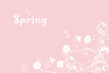 Spring Pink Background