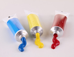 tubes of paint