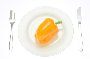 洋食器とパプリカ