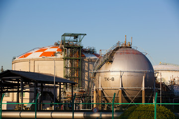 refinery storage tank