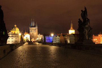 Prague Old Town with the Bridge Tower and Charles Bridge