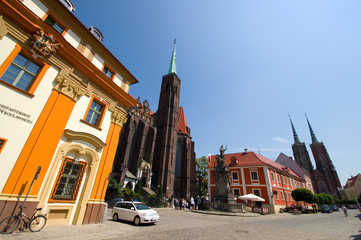 Johanniskathedrale und Kreuzkirche - Dominsel - Breslau - Polen