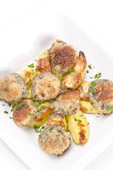 champignonpfanne mit kartoffel