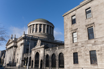 The Four  Courts in Dublin City Ireland