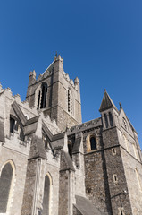 Fototapeta na wymiar Katedra Chrystusa Kościół Anglikański w Dublin City Irlandii