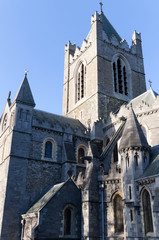 Christ Church Anglican Cathedral in Dublin City Ireland