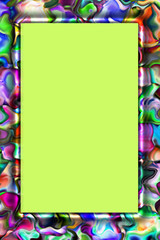 abstract colorful frame
