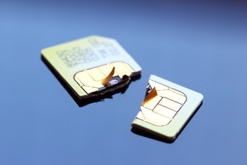 defekte sim-karte makro II